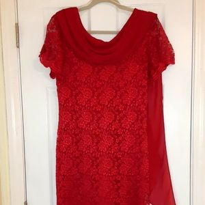 Beautiful Helen Blake formal dress. Wonderful Christmas or Valentine attire.